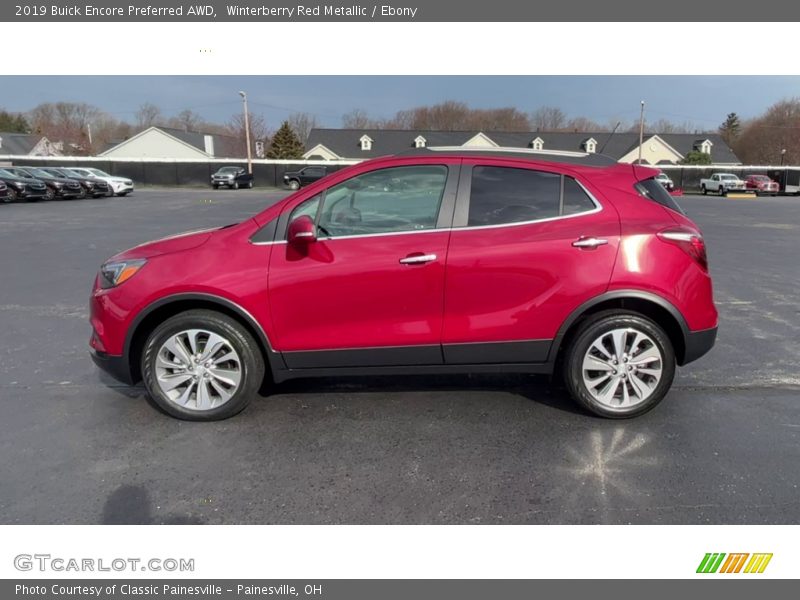 Winterberry Red Metallic / Ebony 2019 Buick Encore Preferred AWD
