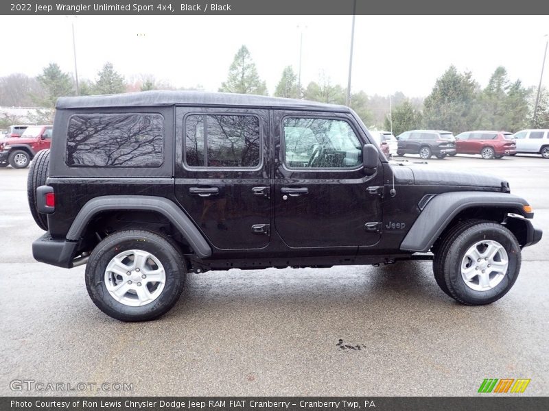 Black / Black 2022 Jeep Wrangler Unlimited Sport 4x4
