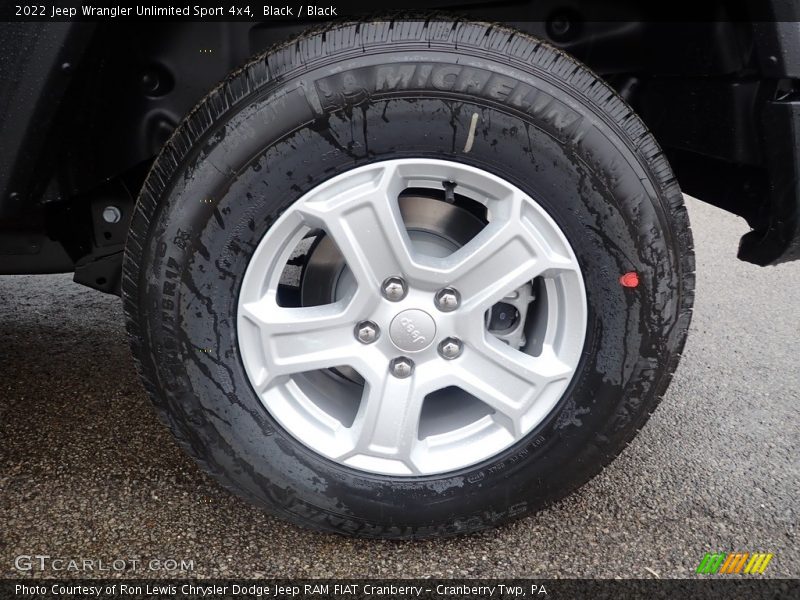 Black / Black 2022 Jeep Wrangler Unlimited Sport 4x4