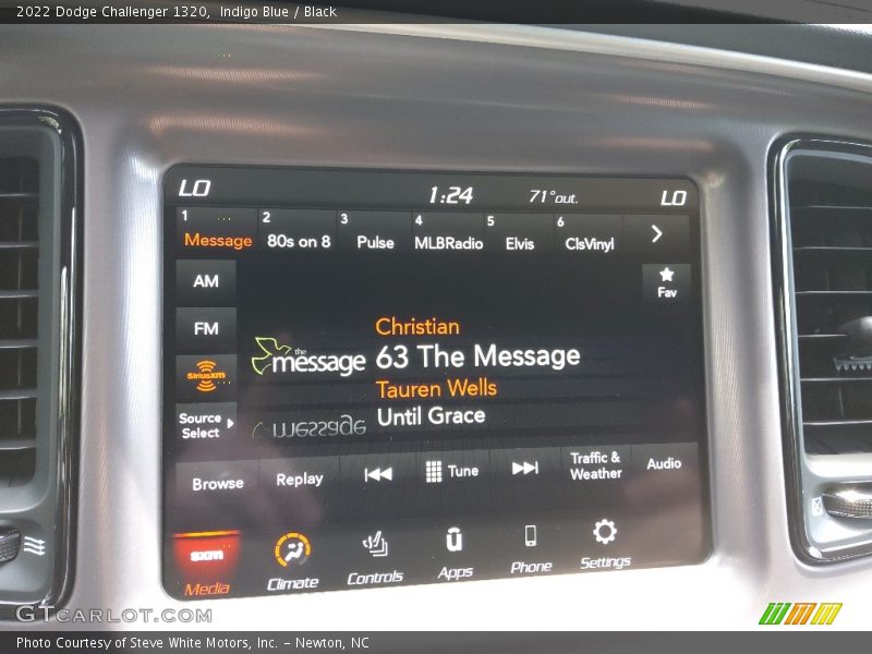 Indigo Blue / Black 2022 Dodge Challenger 1320