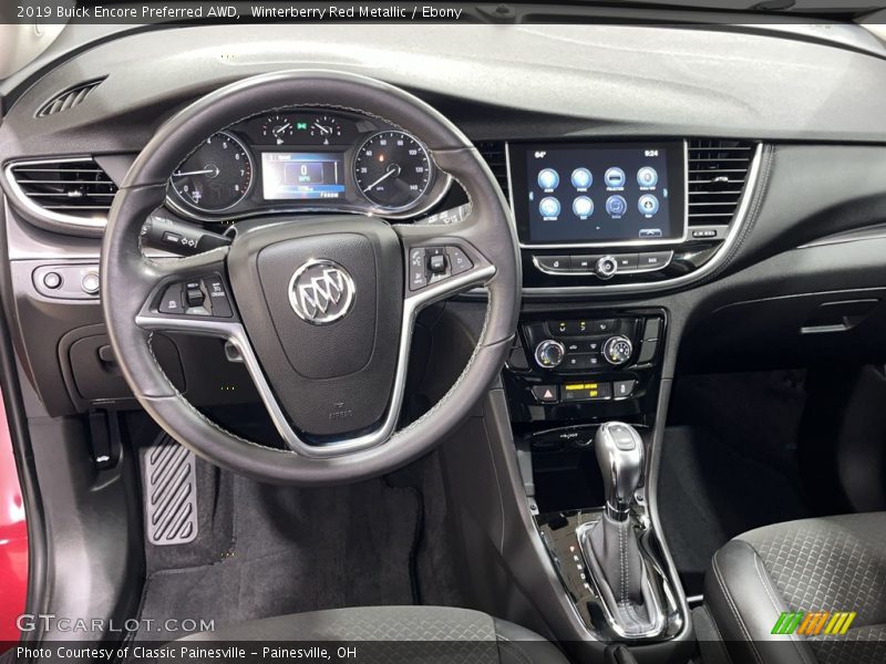 Winterberry Red Metallic / Ebony 2019 Buick Encore Preferred AWD