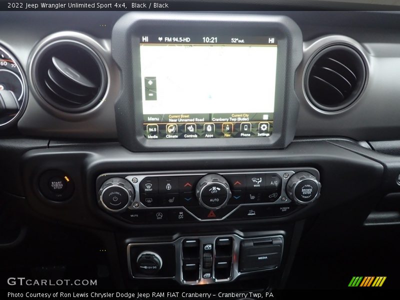 Black / Black 2022 Jeep Wrangler Unlimited Sport 4x4