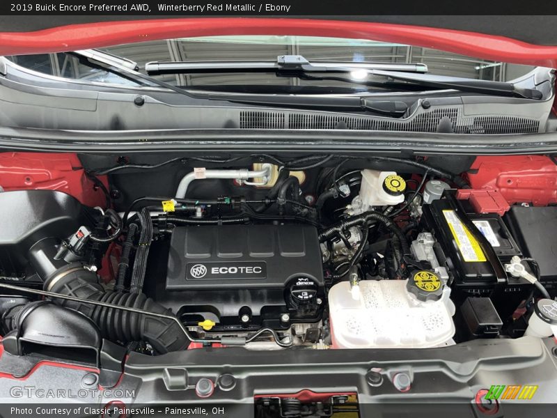 Winterberry Red Metallic / Ebony 2019 Buick Encore Preferred AWD