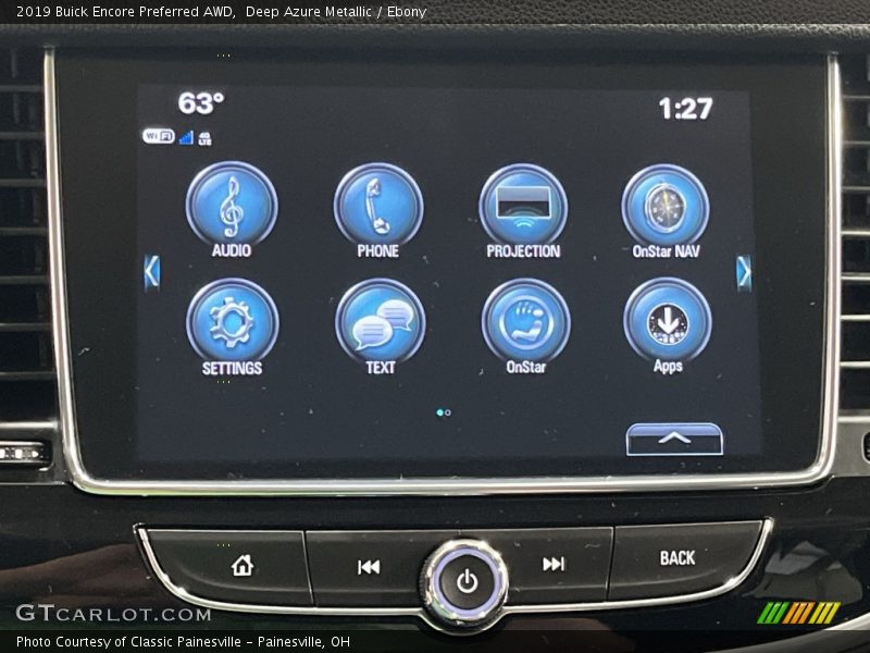 Deep Azure Metallic / Ebony 2019 Buick Encore Preferred AWD