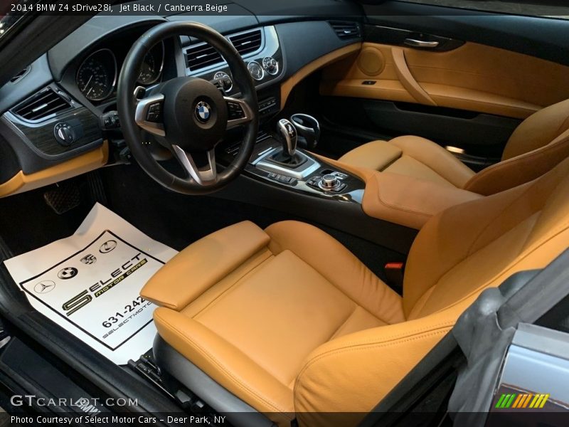 Jet Black / Canberra Beige 2014 BMW Z4 sDrive28i