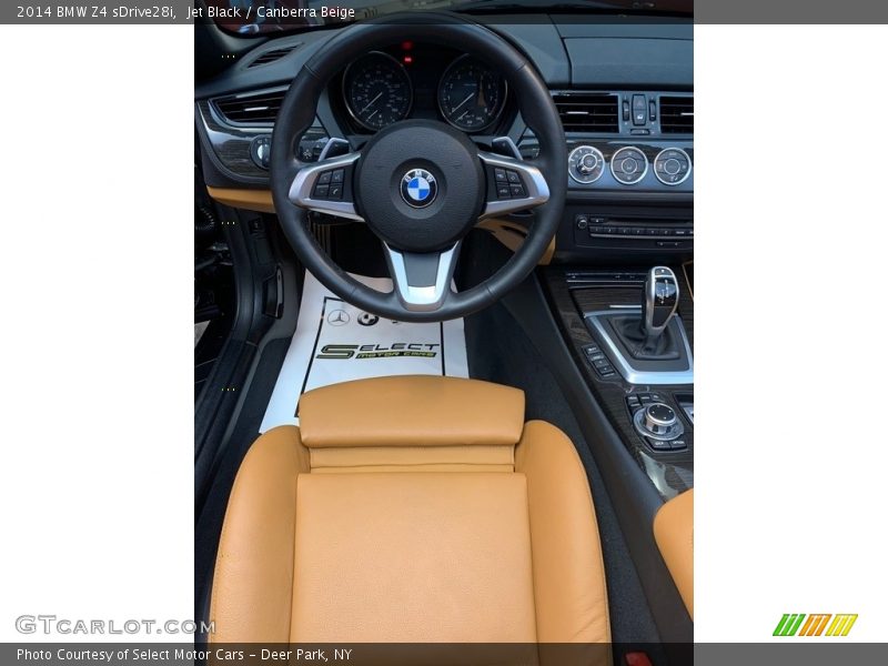 Jet Black / Canberra Beige 2014 BMW Z4 sDrive28i
