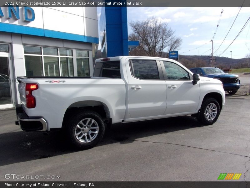 Summit White / Jet Black 2022 Chevrolet Silverado 1500 LT Crew Cab 4x4