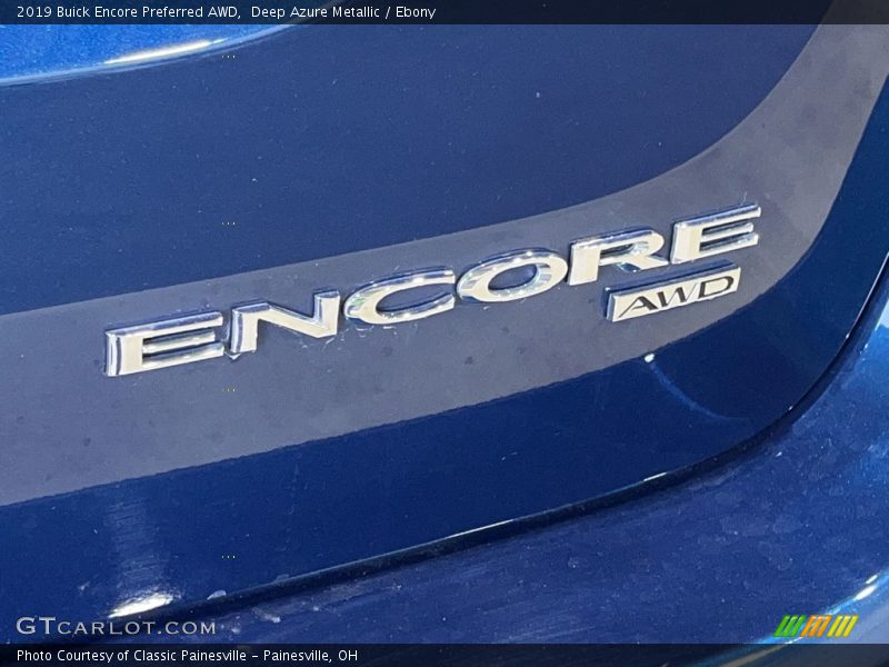 Deep Azure Metallic / Ebony 2019 Buick Encore Preferred AWD