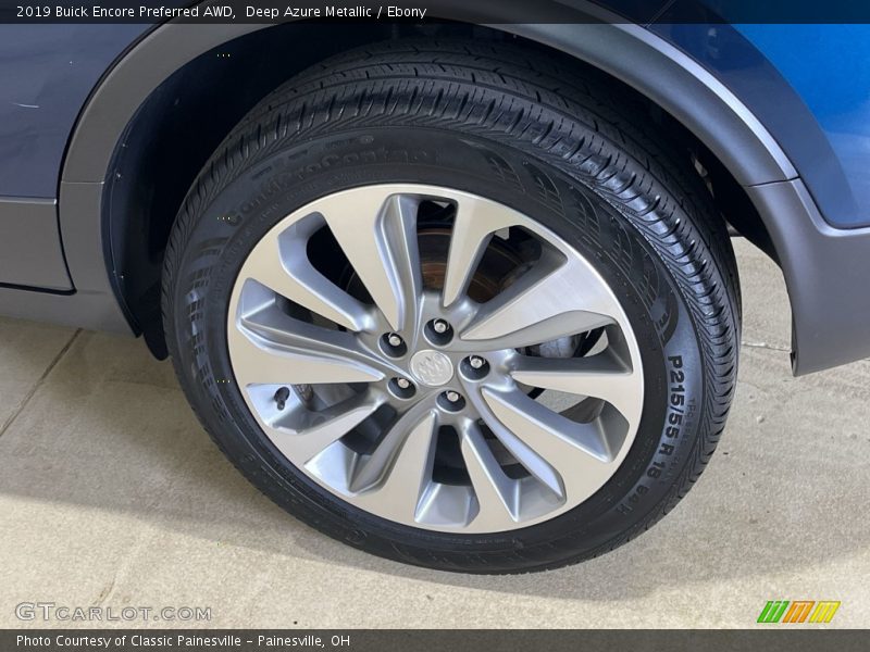 Deep Azure Metallic / Ebony 2019 Buick Encore Preferred AWD