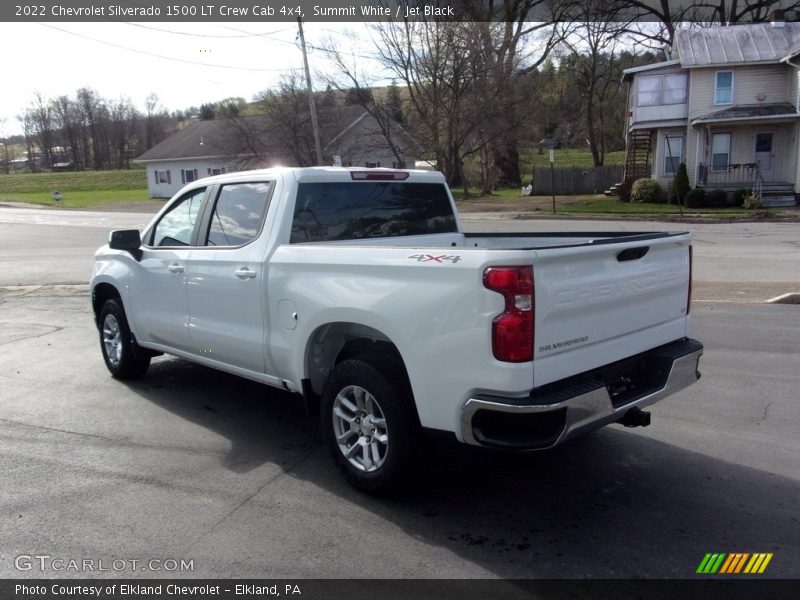 Summit White / Jet Black 2022 Chevrolet Silverado 1500 LT Crew Cab 4x4