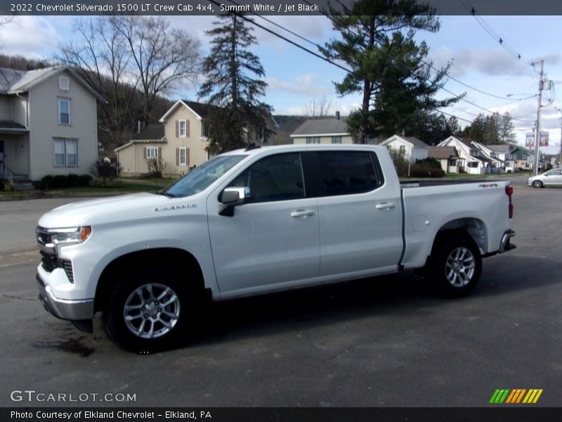 Summit White / Jet Black 2022 Chevrolet Silverado 1500 LT Crew Cab 4x4