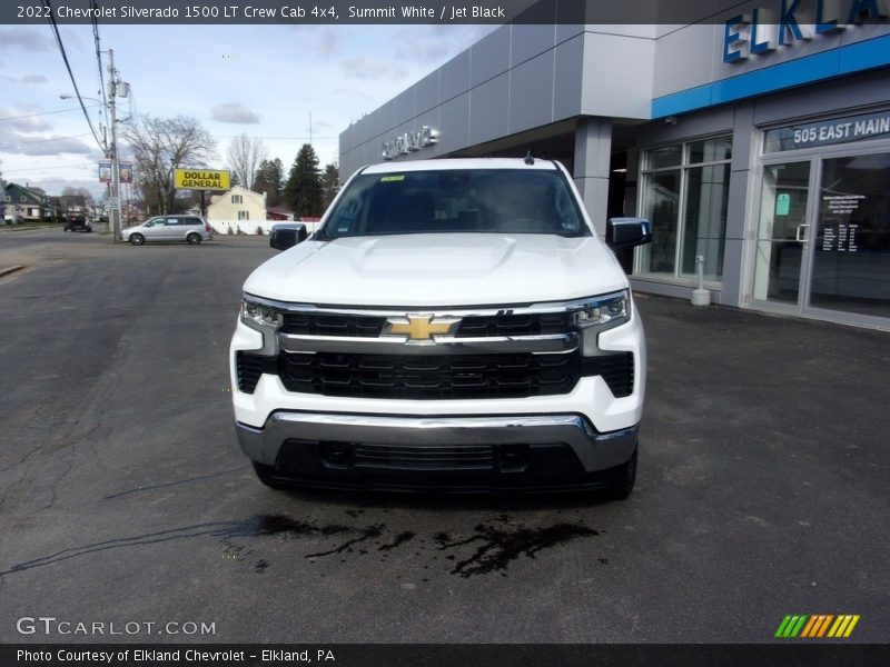 Summit White / Jet Black 2022 Chevrolet Silverado 1500 LT Crew Cab 4x4