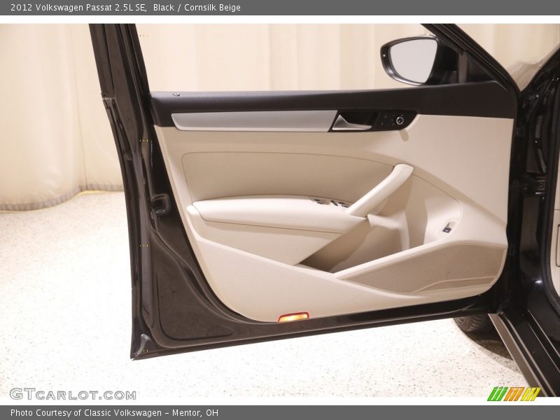 Black / Cornsilk Beige 2012 Volkswagen Passat 2.5L SE