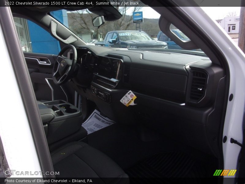 Summit White / Jet Black 2022 Chevrolet Silverado 1500 LT Crew Cab 4x4