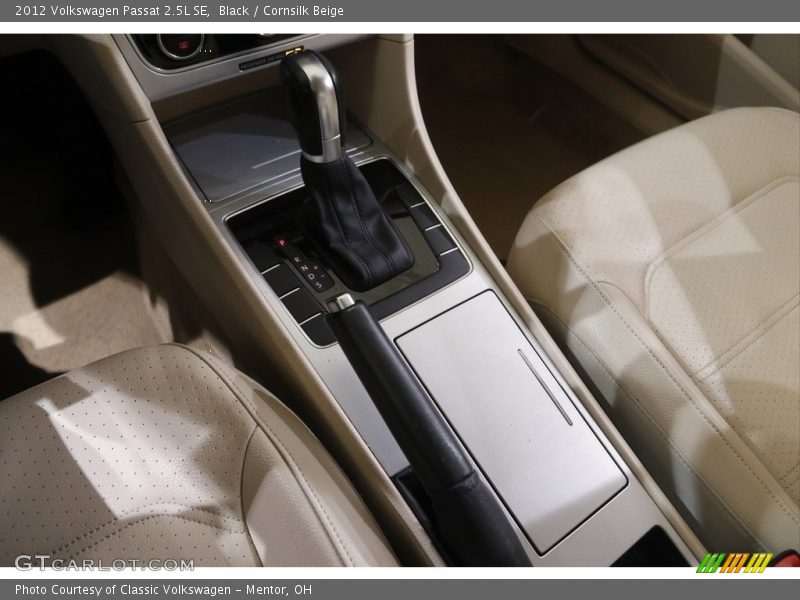 Black / Cornsilk Beige 2012 Volkswagen Passat 2.5L SE
