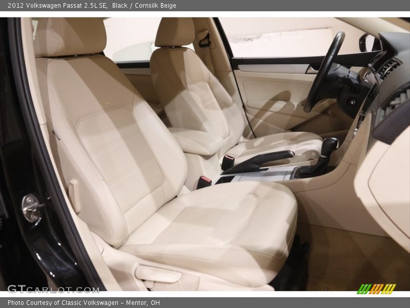 Black / Cornsilk Beige 2012 Volkswagen Passat 2.5L SE