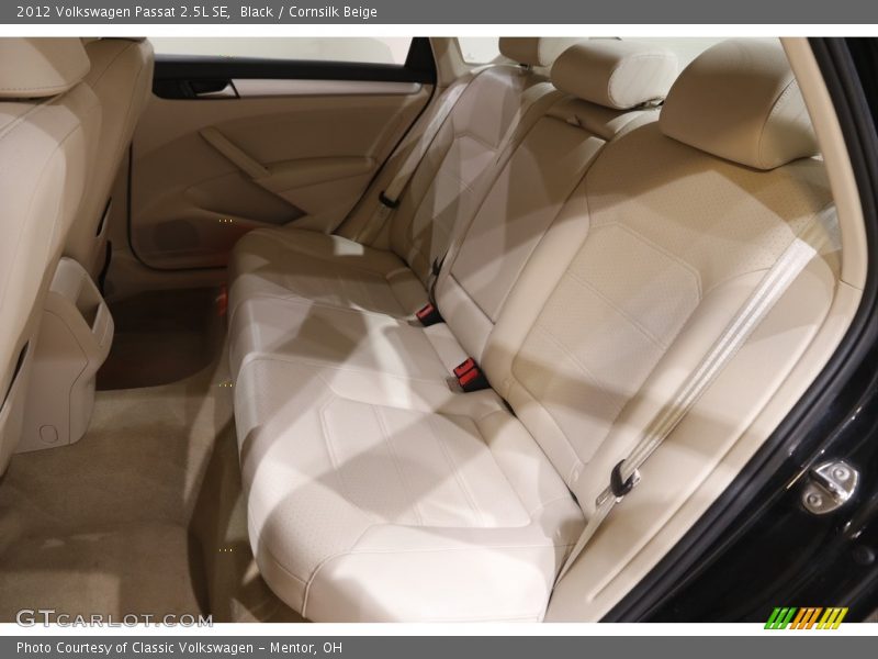 Black / Cornsilk Beige 2012 Volkswagen Passat 2.5L SE