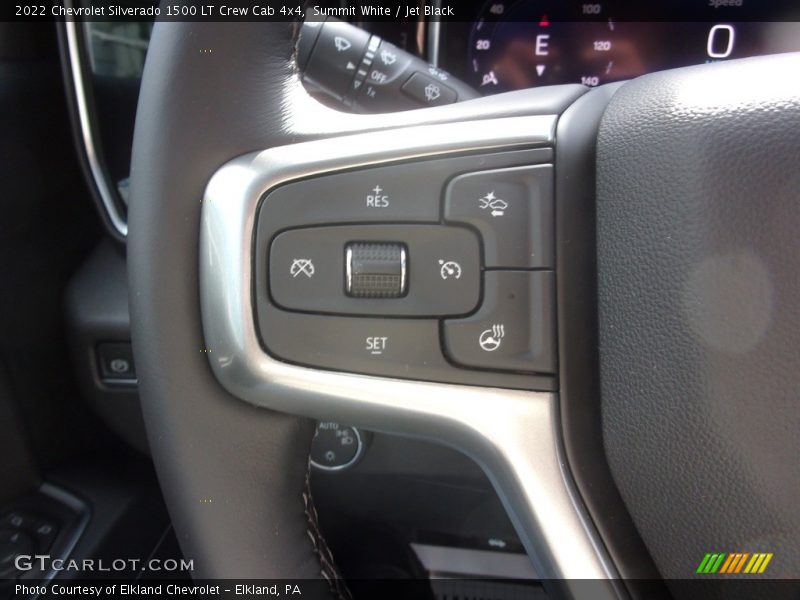 Summit White / Jet Black 2022 Chevrolet Silverado 1500 LT Crew Cab 4x4