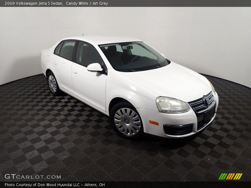 Candy White / Art Grey 2009 Volkswagen Jetta S Sedan