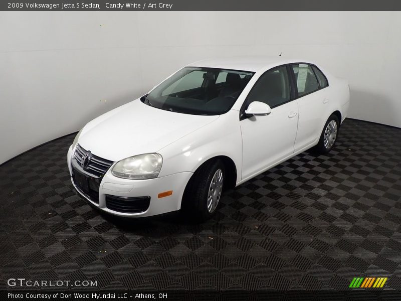 Candy White / Art Grey 2009 Volkswagen Jetta S Sedan