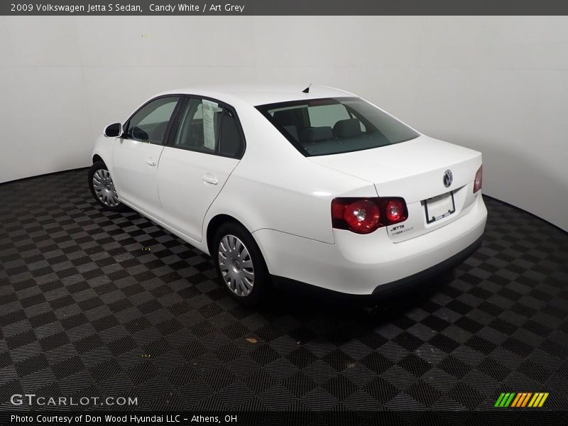 Candy White / Art Grey 2009 Volkswagen Jetta S Sedan