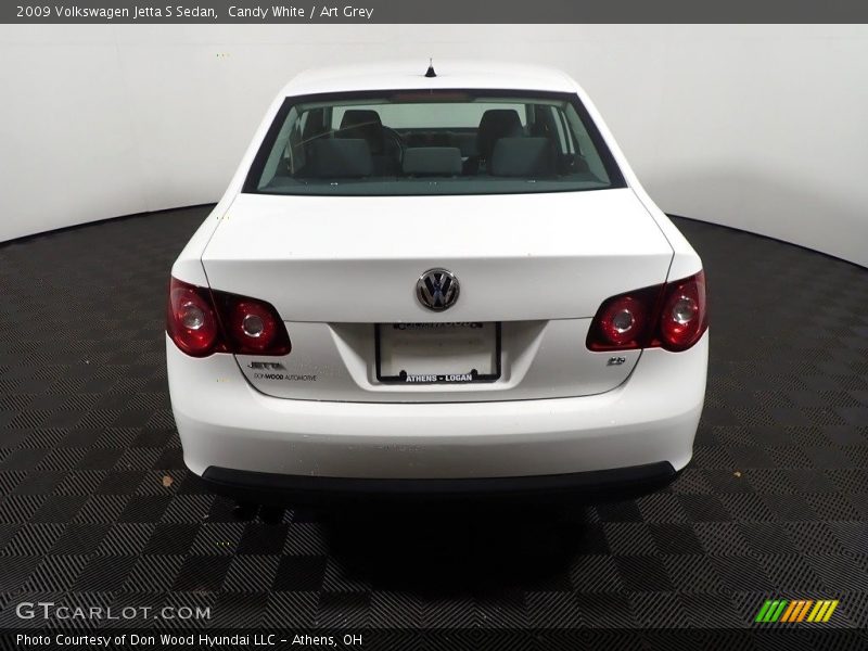 Candy White / Art Grey 2009 Volkswagen Jetta S Sedan