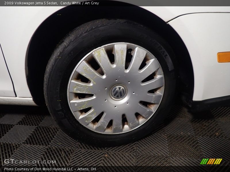 Candy White / Art Grey 2009 Volkswagen Jetta S Sedan