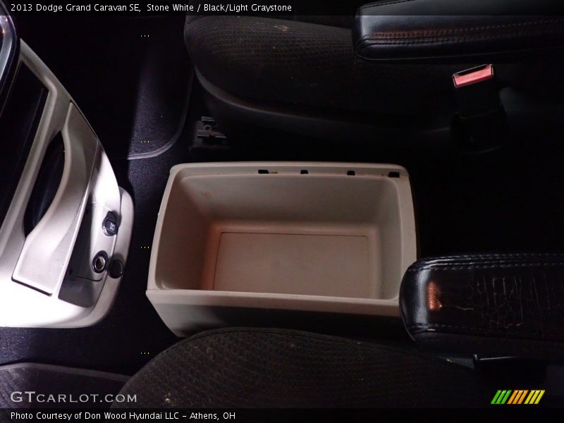 Stone White / Black/Light Graystone 2013 Dodge Grand Caravan SE