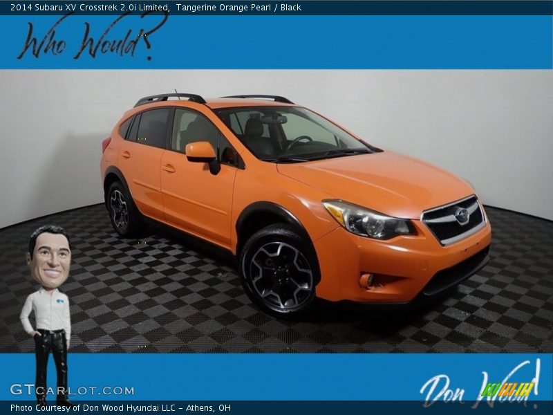 Tangerine Orange Pearl / Black 2014 Subaru XV Crosstrek 2.0i Limited