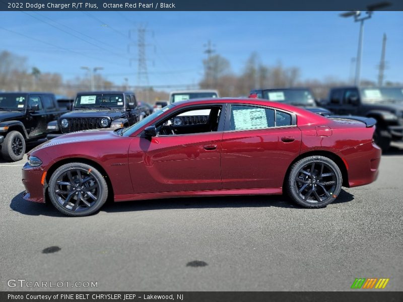 Octane Red Pearl / Black 2022 Dodge Charger R/T Plus