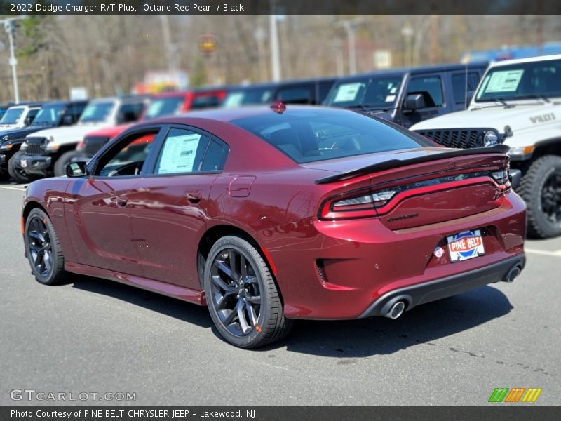 Octane Red Pearl / Black 2022 Dodge Charger R/T Plus