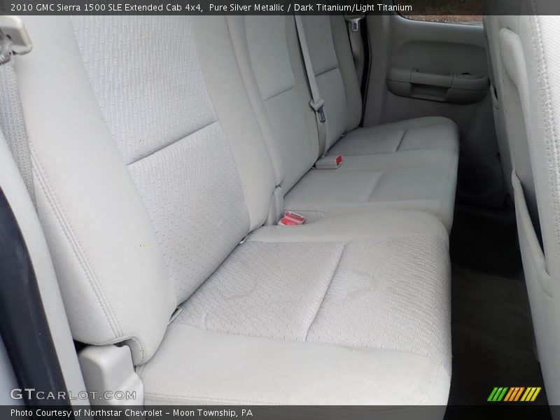 Pure Silver Metallic / Dark Titanium/Light Titanium 2010 GMC Sierra 1500 SLE Extended Cab 4x4
