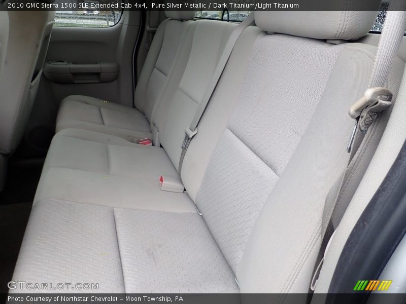 Pure Silver Metallic / Dark Titanium/Light Titanium 2010 GMC Sierra 1500 SLE Extended Cab 4x4