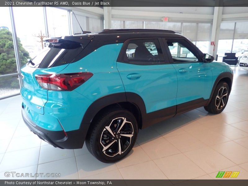 Oasis Blue / Jet Black 2021 Chevrolet TrailBlazer RS AWD