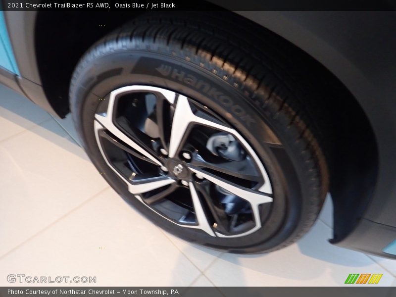 Oasis Blue / Jet Black 2021 Chevrolet TrailBlazer RS AWD