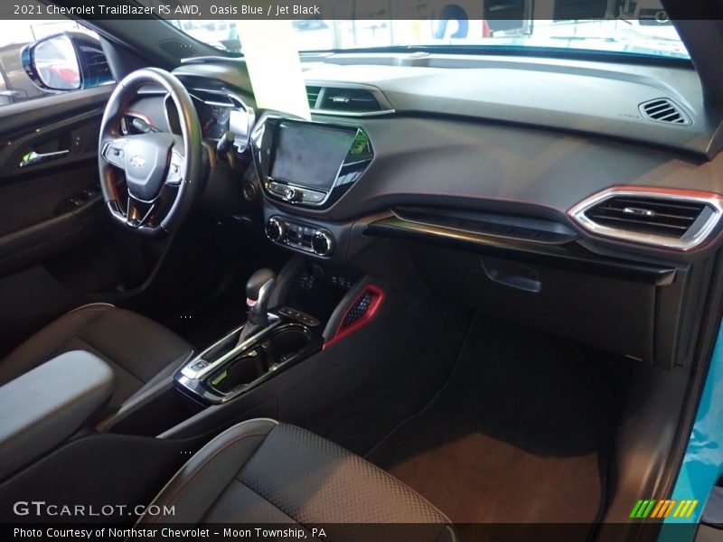 Oasis Blue / Jet Black 2021 Chevrolet TrailBlazer RS AWD