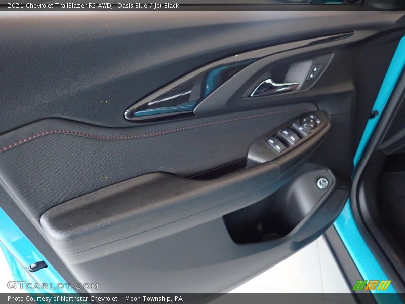 Oasis Blue / Jet Black 2021 Chevrolet TrailBlazer RS AWD