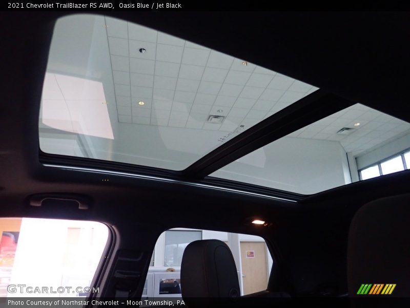 Oasis Blue / Jet Black 2021 Chevrolet TrailBlazer RS AWD