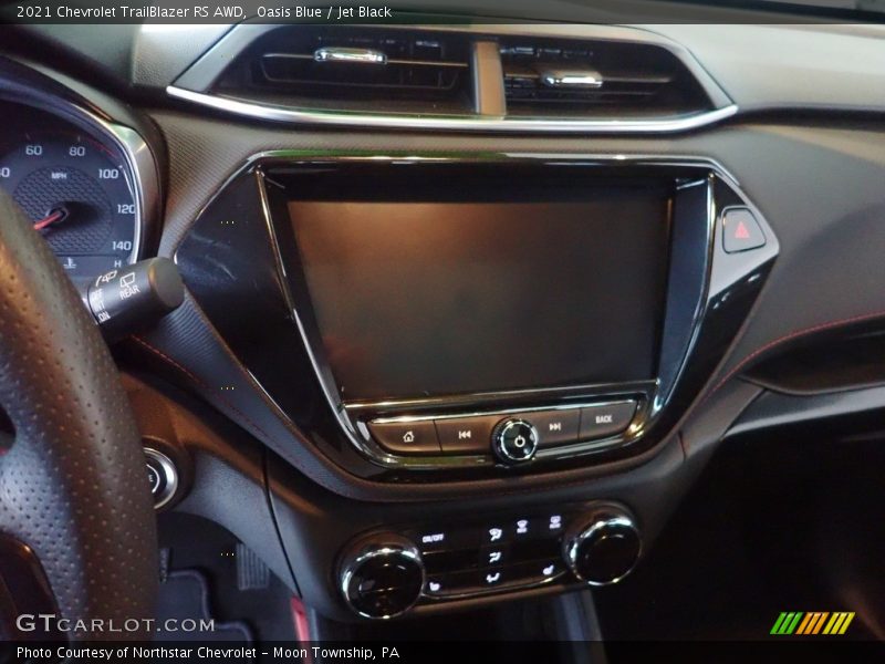 Oasis Blue / Jet Black 2021 Chevrolet TrailBlazer RS AWD