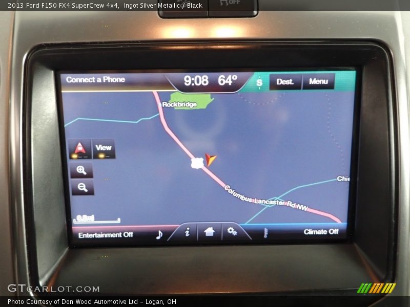 Ingot Silver Metallic / Black 2013 Ford F150 FX4 SuperCrew 4x4