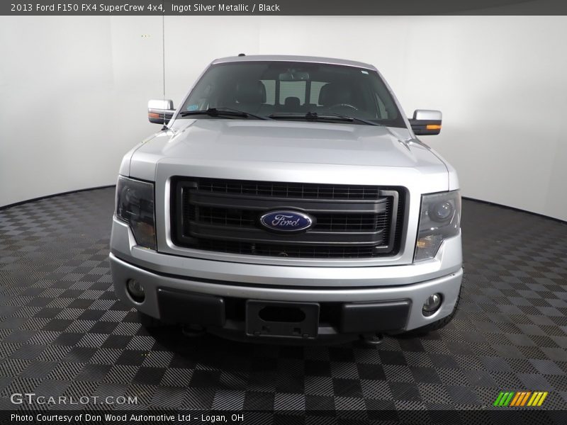 Ingot Silver Metallic / Black 2013 Ford F150 FX4 SuperCrew 4x4