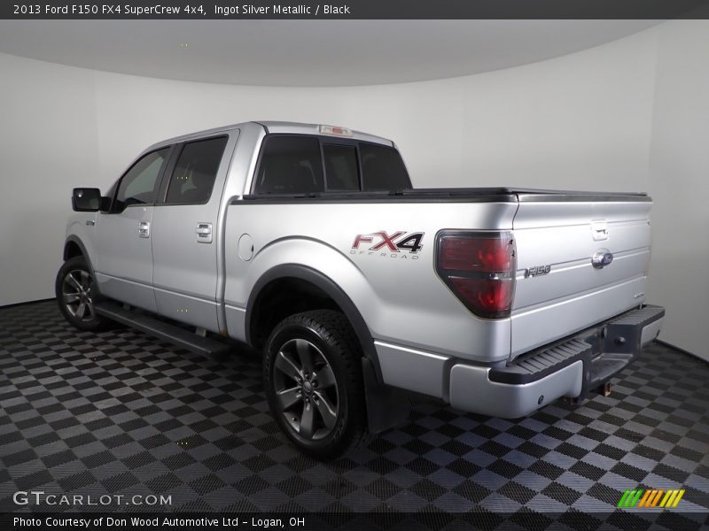 Ingot Silver Metallic / Black 2013 Ford F150 FX4 SuperCrew 4x4