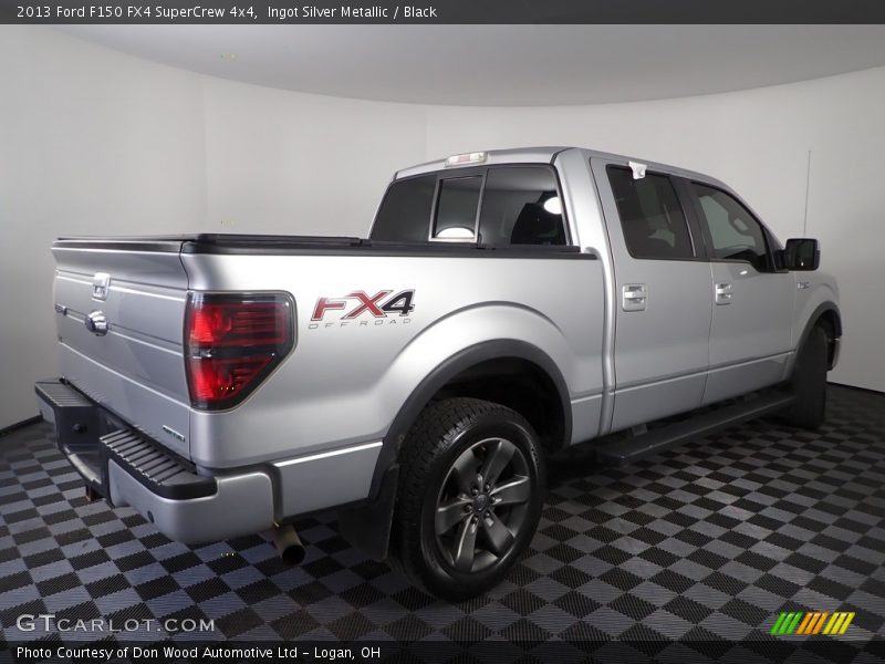 Ingot Silver Metallic / Black 2013 Ford F150 FX4 SuperCrew 4x4