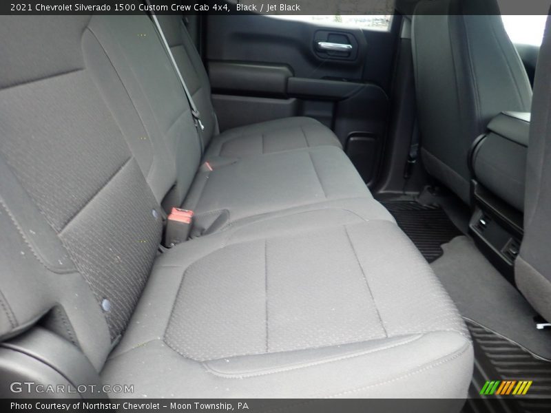 Black / Jet Black 2021 Chevrolet Silverado 1500 Custom Crew Cab 4x4