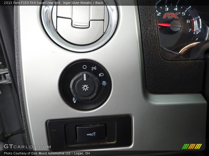 Ingot Silver Metallic / Black 2013 Ford F150 FX4 SuperCrew 4x4