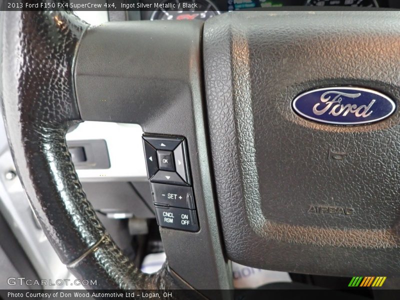 Ingot Silver Metallic / Black 2013 Ford F150 FX4 SuperCrew 4x4