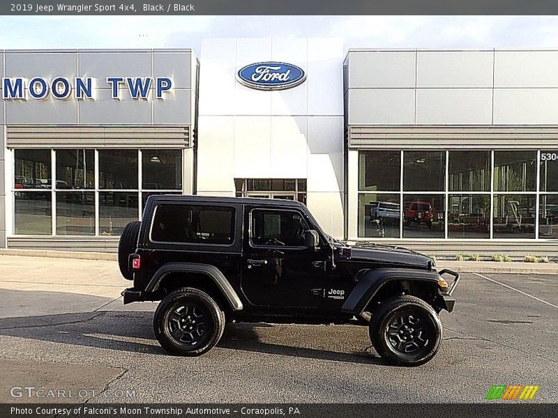 Black / Black 2019 Jeep Wrangler Sport 4x4