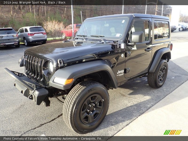 Black / Black 2019 Jeep Wrangler Sport 4x4