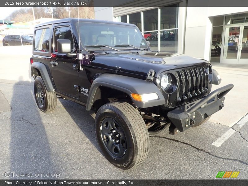 Black / Black 2019 Jeep Wrangler Sport 4x4