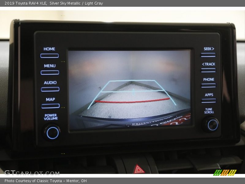 Silver Sky Metallic / Light Gray 2019 Toyota RAV4 XLE